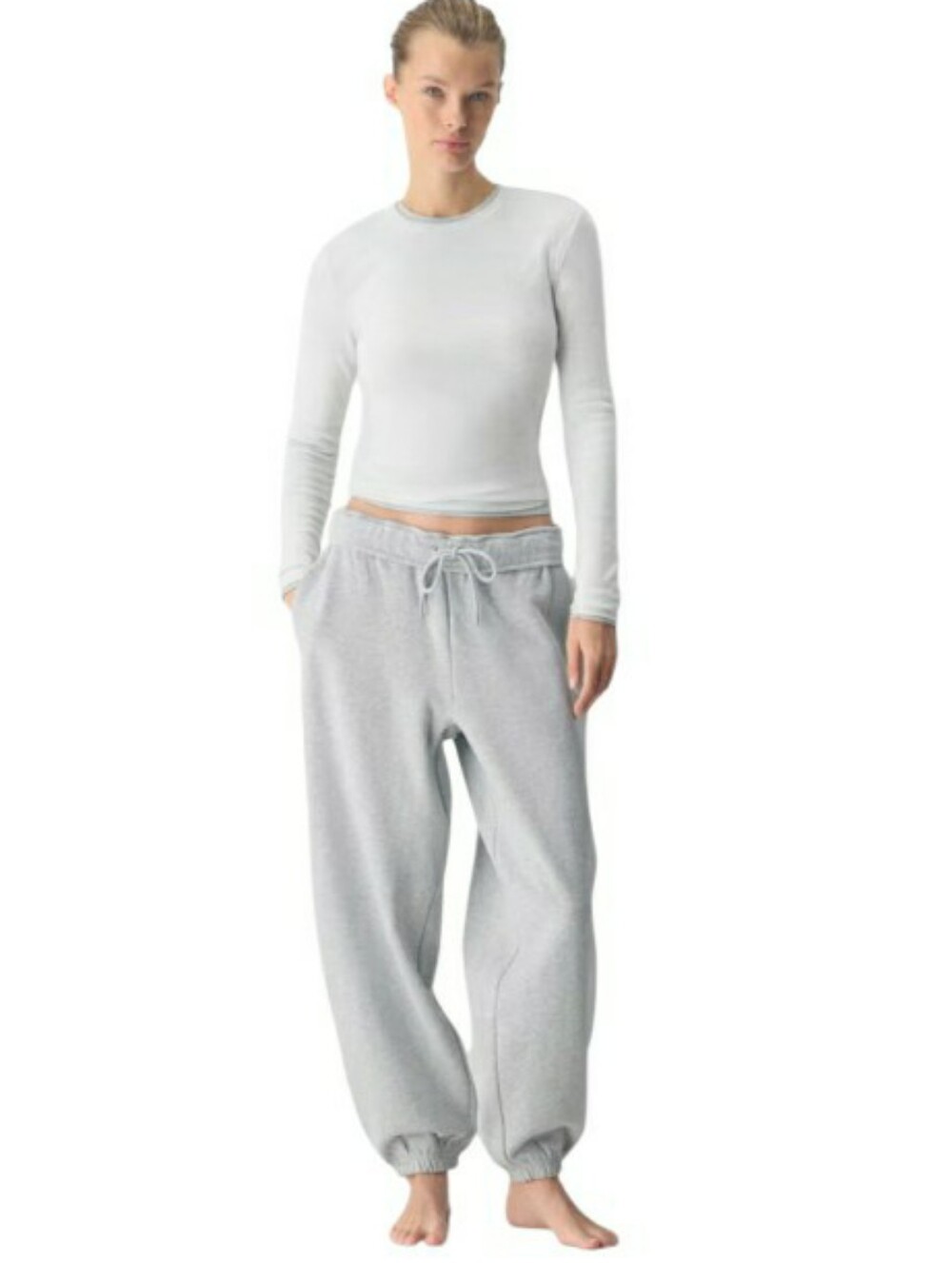 Aritzia Cozy Sweatfleece Mega Foldover Baggy Jogger- S